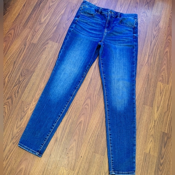 Womens American Eagle Curvy High Rise Jeggings Next Level Stretch 12 Long - Picture 5 of 8